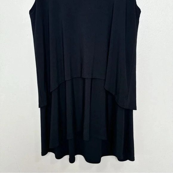 Sympli Womens 6 Tiered Black  Tank Relax Essential Top - Picture 7 of 12